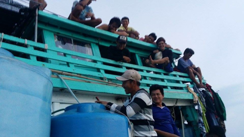 Vietnamese IUU boat in Cambodia