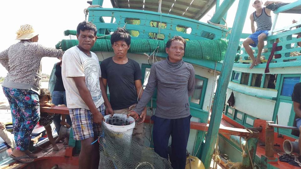 Illegal Electric Trawling Crew