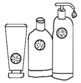 Soap and Shampoo containers